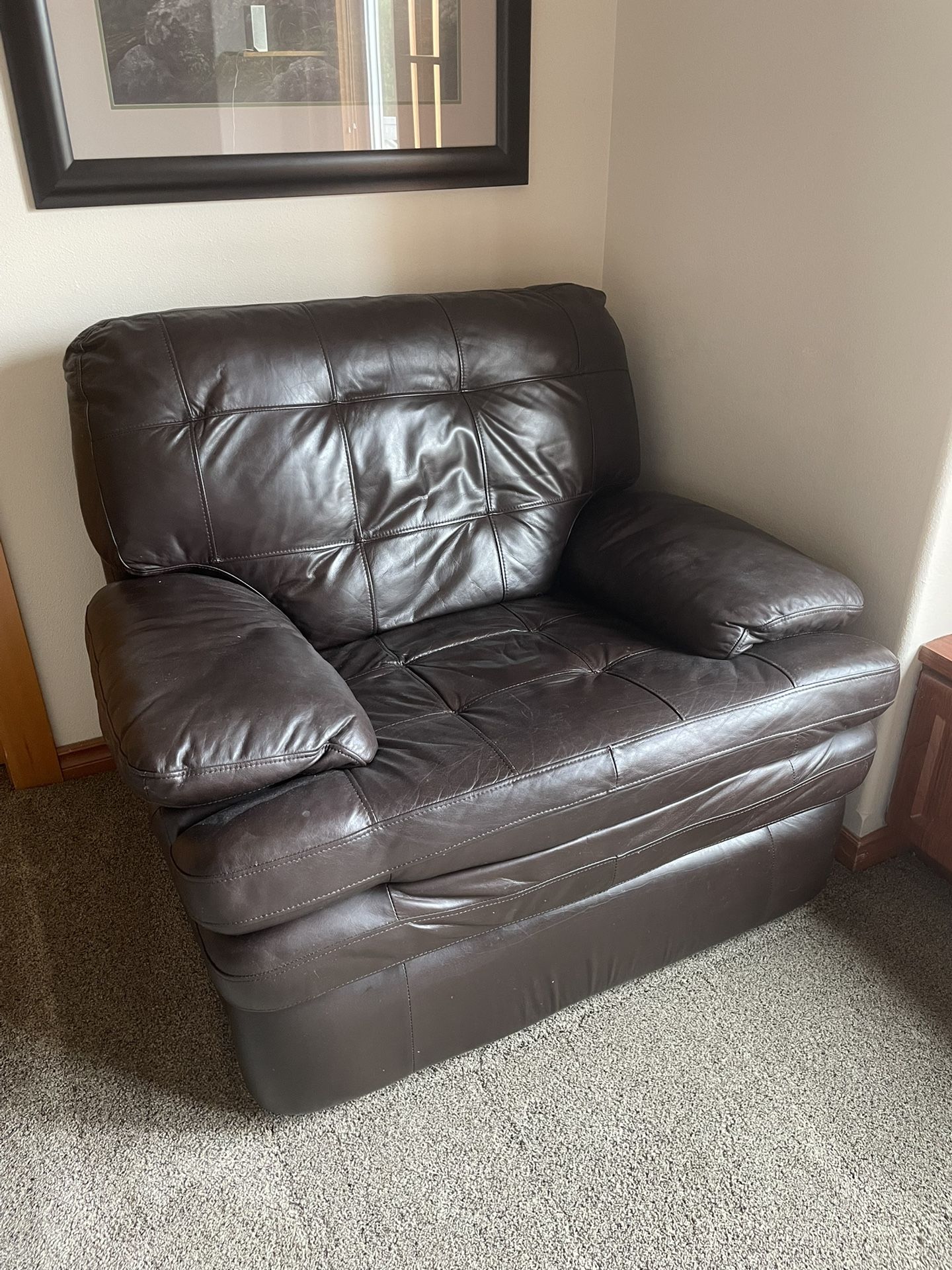 Rocking Leather Recliner Chair