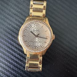 Authentic Coach Signature Dial Rose Gold Watch