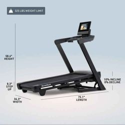 FULLERTON - Nordictrack T series 10 treadmill- 12mph max speed 12% incline - 680$