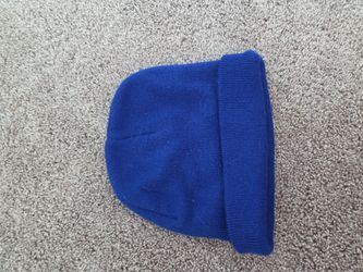 Blue winter hat