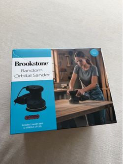 NEW Brookstone Orbital Sander