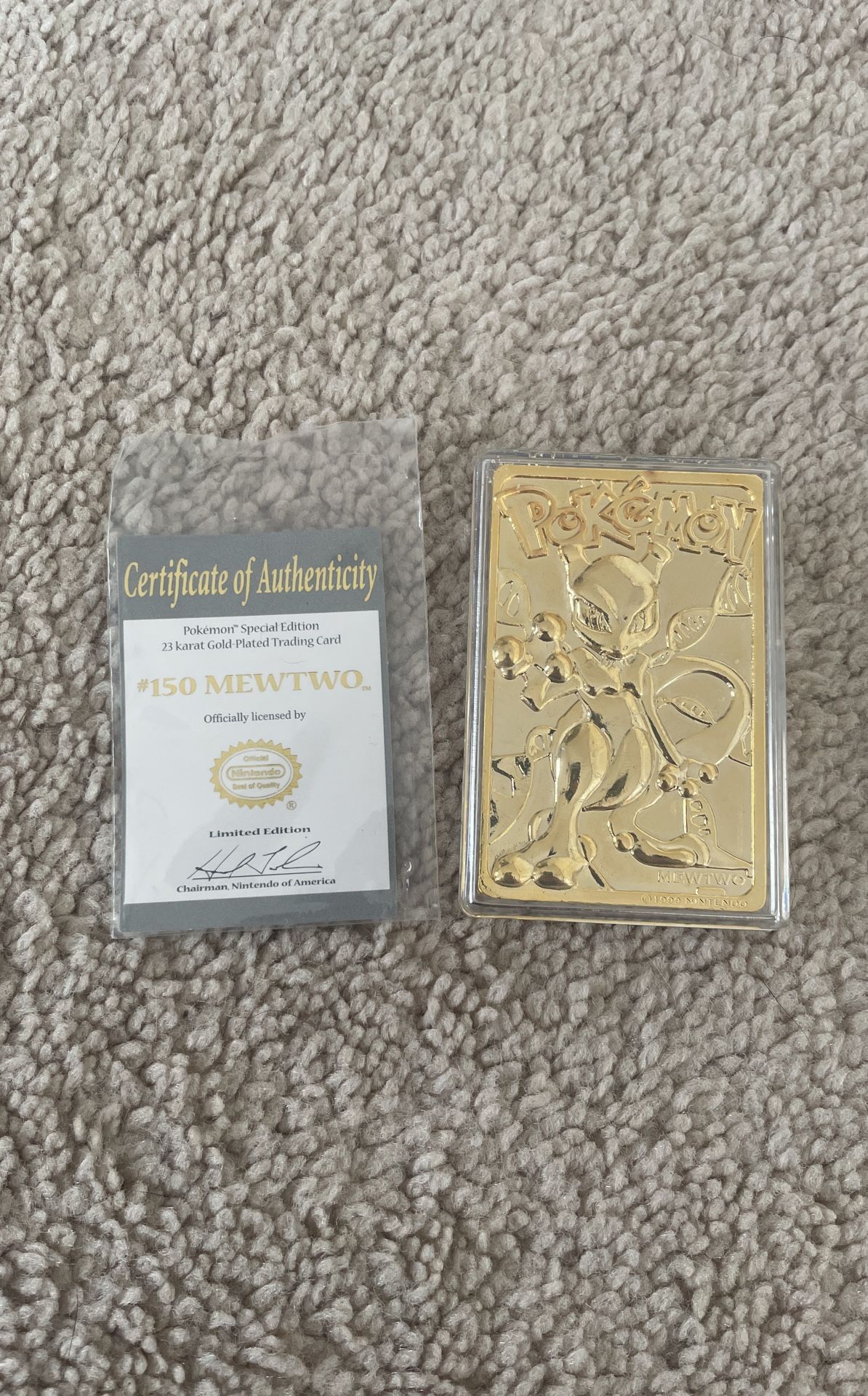 23 Karat Gold Plated Mew Two