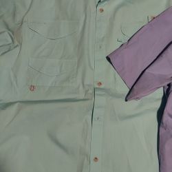 Good Condition Two Columbia Sz XL Men Shirts