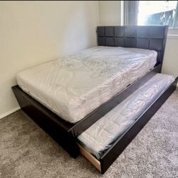 Daybed Full Y Twin Size Nueva En Su Caja Incluye Colchones 