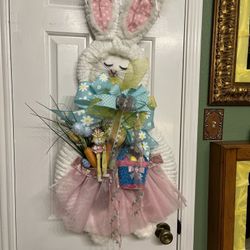 Large Easter Bunny Wreath