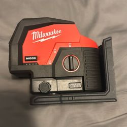 Milwaukee Cross line & Plumb Point Laser