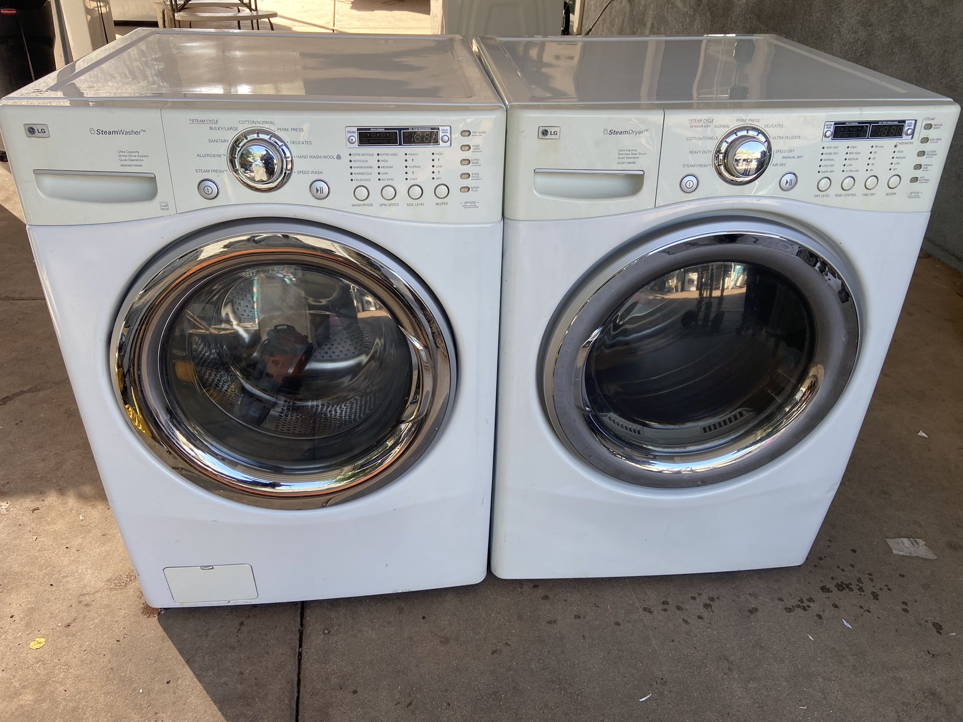 LG Steam Washer & Gas Dryer