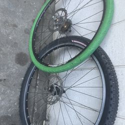 Mountain Bicycle Rims And Tires 