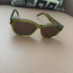 Saint Lauren Green Sunglasses 