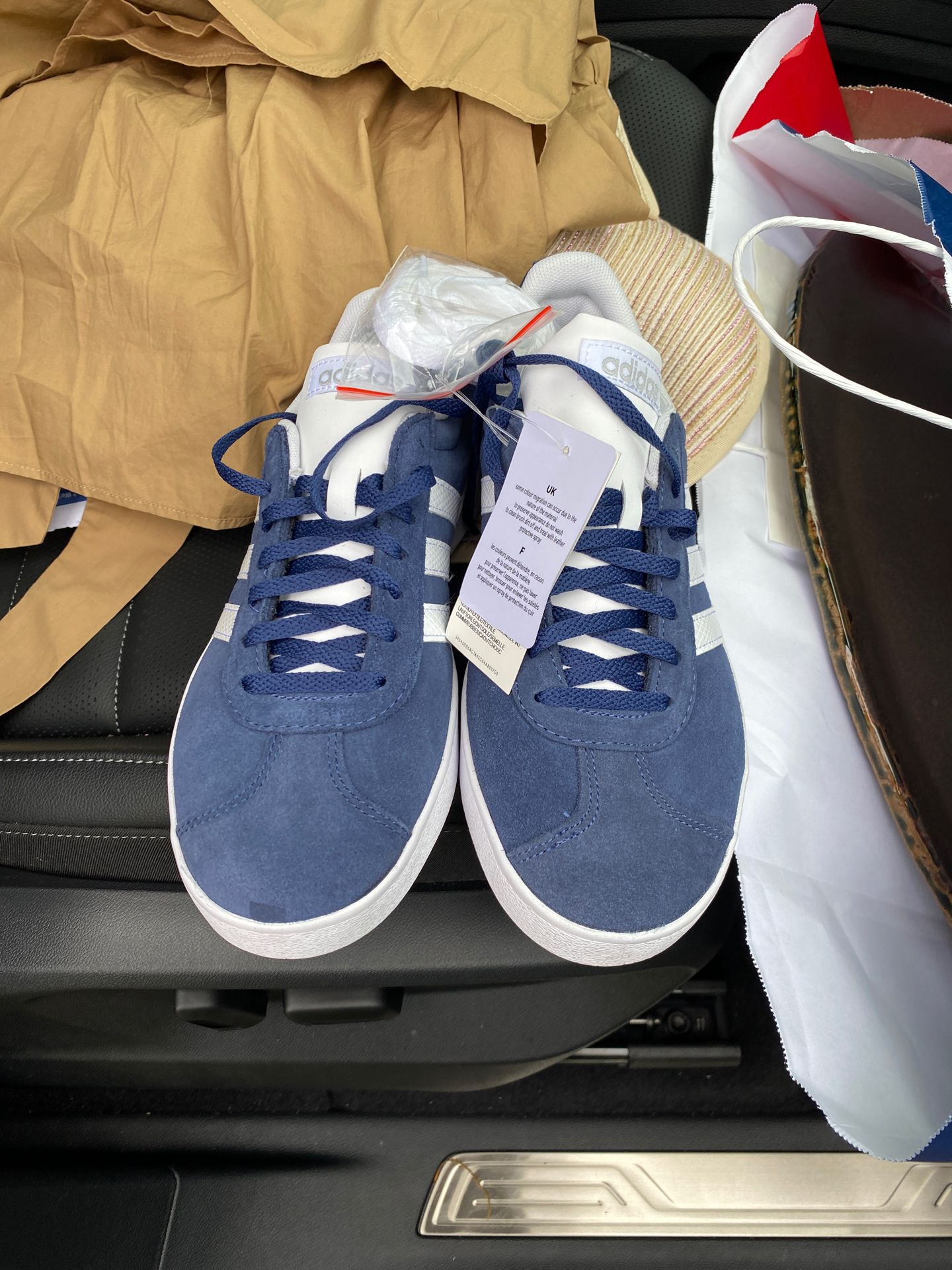 Women’s suede pretty blue Adidas size 8