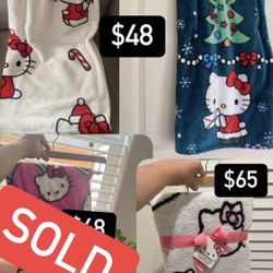 HELLO KITTY BLANKETS 