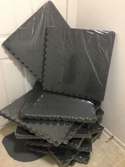 $25 each pack firm  Brand New Floor Foam Mats  1 Pack- 4pcs  Made of Neoprene Rubber 2ft x 2ft 1/2 inch thickness  16sq ft of floor