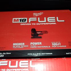 Milwaukee
M18 FUEL 18V Lithium-Ion Brushless Cordless Barrel Grip Jig Saw (Tool Only)