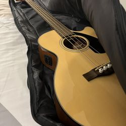 New Fender CB-60SCE Classic Acoustic/Electric 4 String Bass