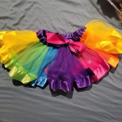 Girls Rainbow Skirt