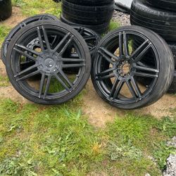 Used 20x8 Helo Wheels- Universal 5 Lug