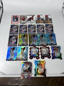 HUGE LOT (22) STEPHEN STRASBURG Baseball Cards Topps Chrome Prizm Nationals
