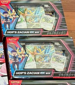 Pokemon Hop’s Zacian ex Box Sealed