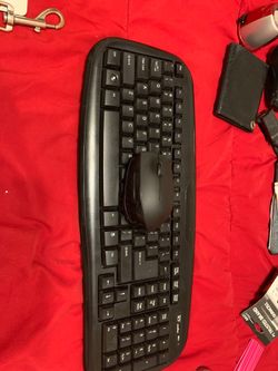 Onn wireless keyboard and mouse set