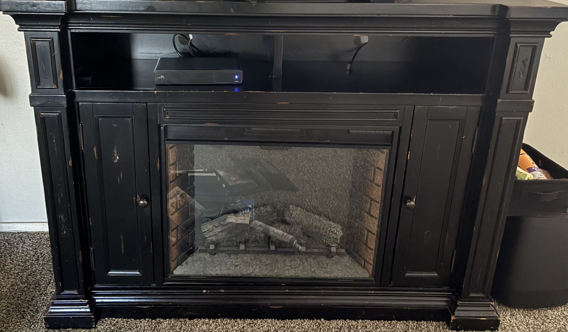 Electric Fireplace With Heater