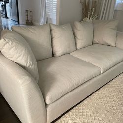 BEIGE UPHOLSTERY SOFA 100’’ LENGTH PICK UP TODAY
