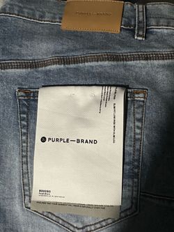 Purple jeans
