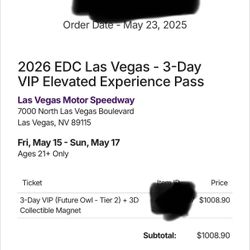 EDC VIP