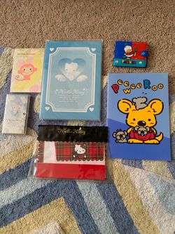 Sanrio Vintage Stationery Bundle Hello Kitty Pekkie