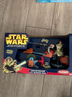 Playskool Jedi Force Luke Skywalker with Speeder Bike
