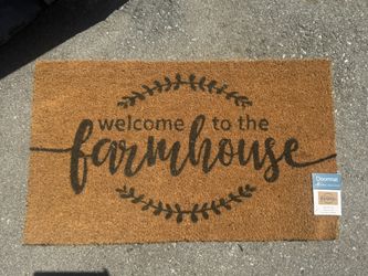 Farmhouse Outdoor Patio aWELCOME Doormat Rug