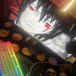 Keyboard And Mouse And monitor PC