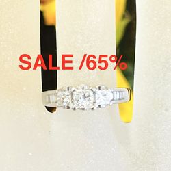 Diamond Ring Engagement NEW 1.21 Carats NATURAL  SALE -70% THE APPRAISAL IS FROM WHEN GOLD WAS  BELOW $2000 NOW GOLD IS OVER $5000 See Appraisal