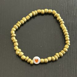 Handmade Heart Beaded Bracelet 