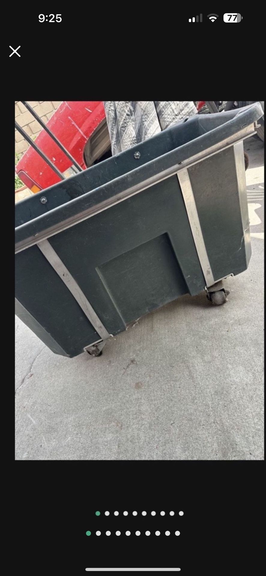 Heavy Duty Cart W Wheels For Transport Of Things Thick Wheels