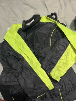 Motorcycle rain gear- womens jacket and pants set