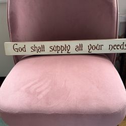 “God shall supply all Your Needs” Wall Art