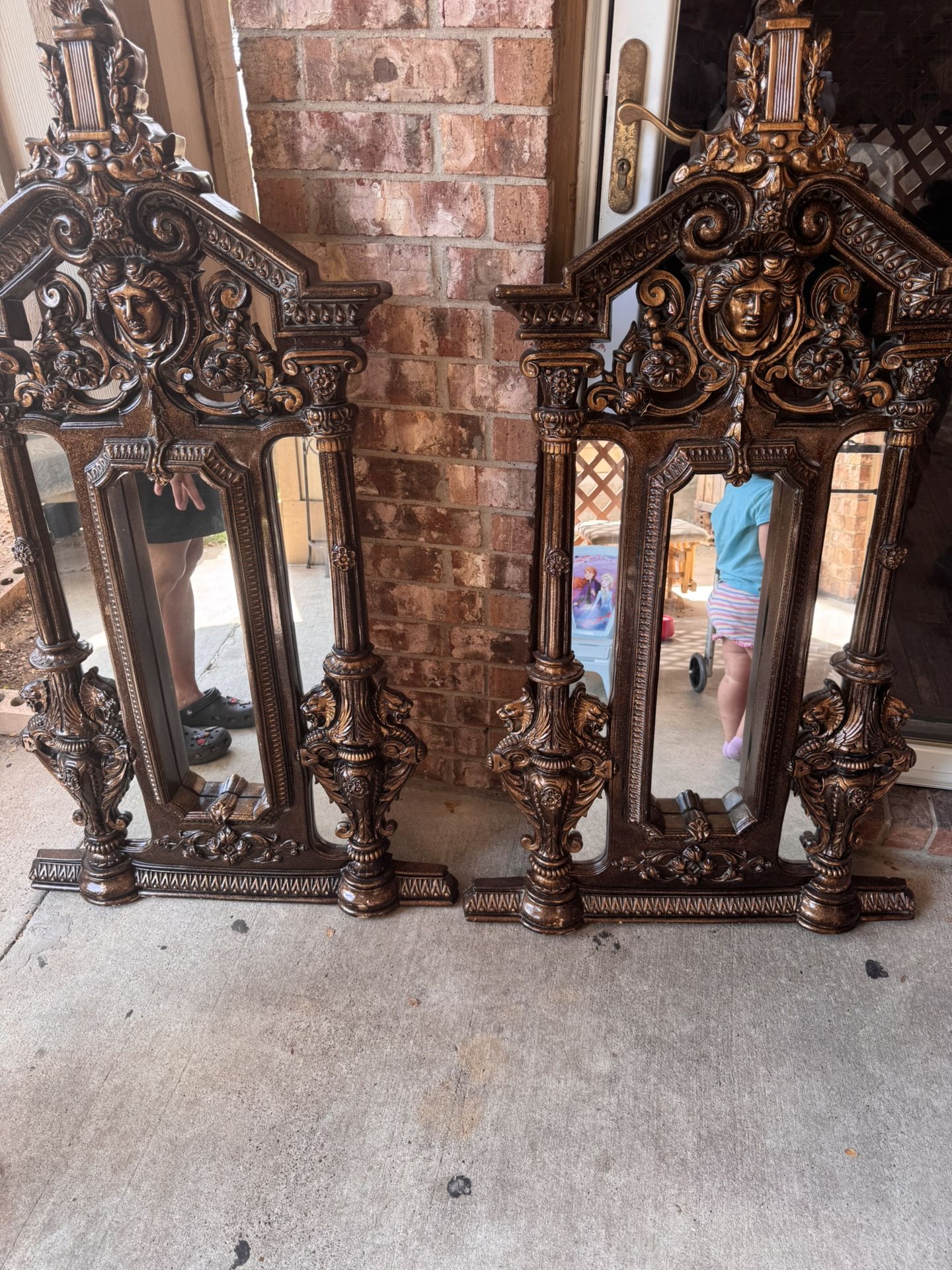 Vintage Wood Mirrors