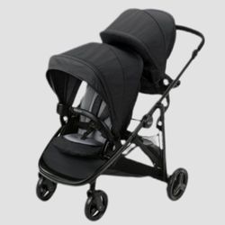 Double Graco Stroller With Extra Seating And Extra Storage Room 