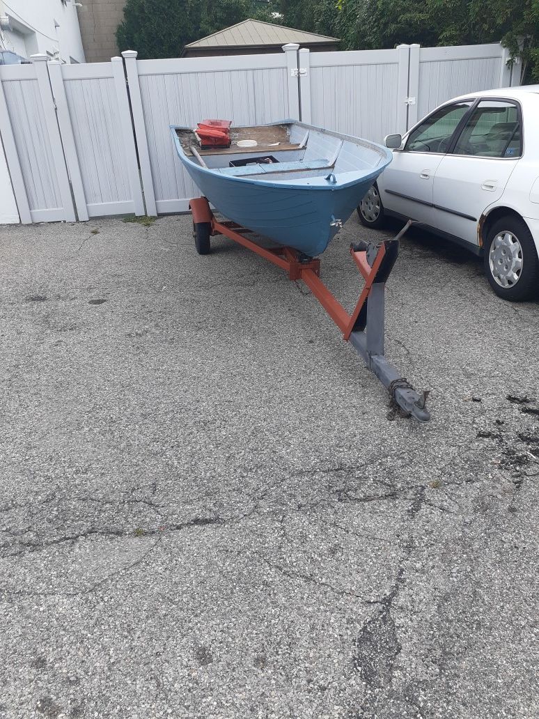 Aluminum boat 16 fg commercial quality with trailer