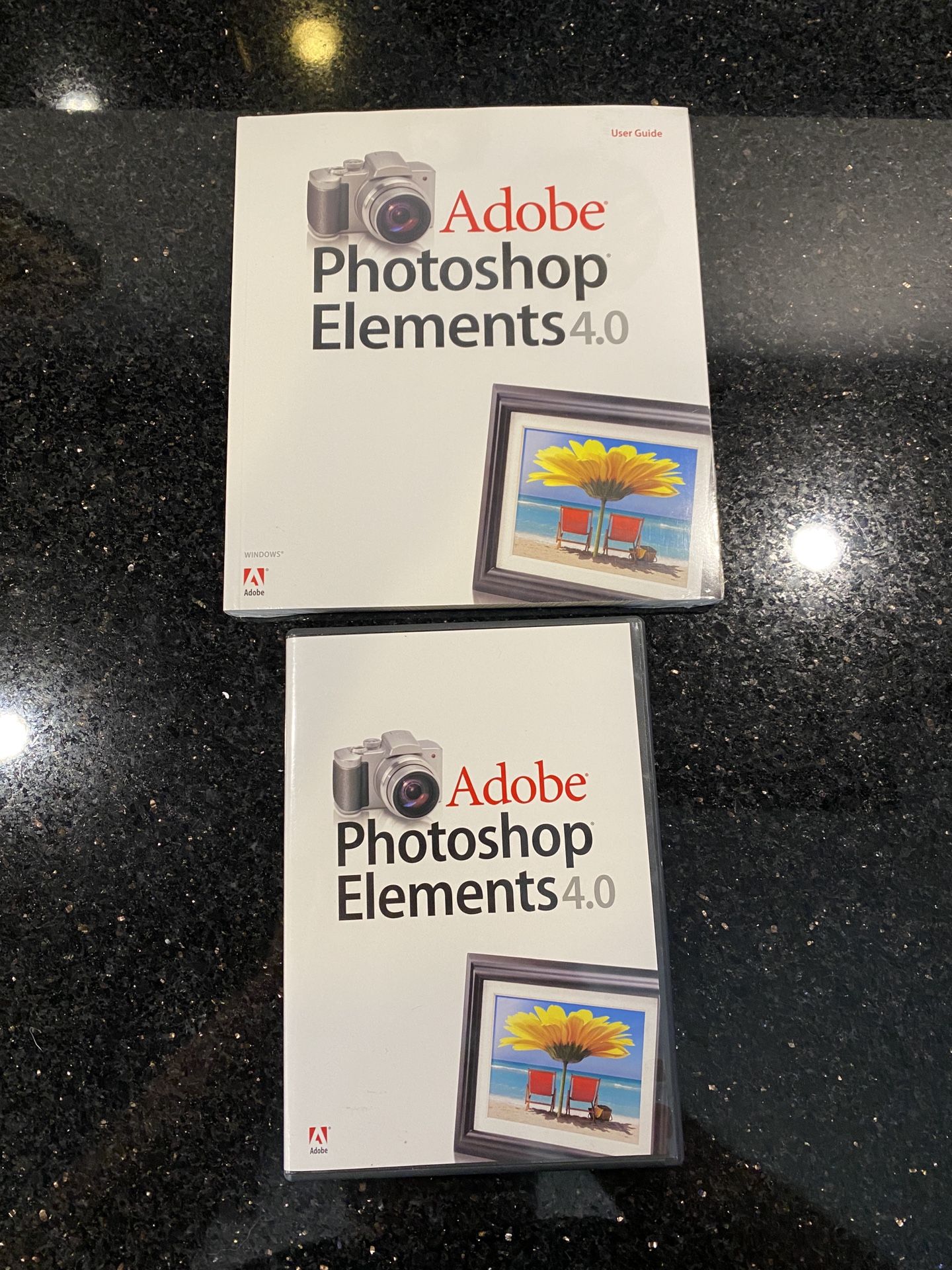 Adobe Photoshop Elements 4.0 with Serial Number & User Guide For WINDOWS XP
