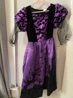 Girls Halloween Witch Costume Dress