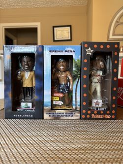 Houston Astros MLB Official Merchandise Bobblehead Collectible Figures Lot of 6 ALL BNIB