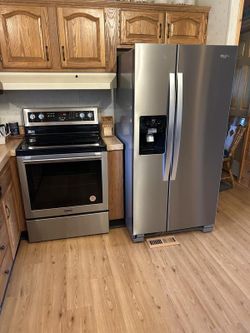 Fridge and stove