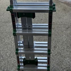 WDOT Ladder, Extension Ladders for Home Stairs 14 Ft, 4 Step Multi Position A...