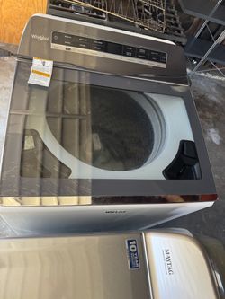 Whirpool Top Load washer 2 and 1 Removable Agitator