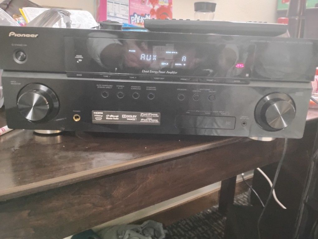 Pioneer Home Surround Sound With. Three Powered Subs