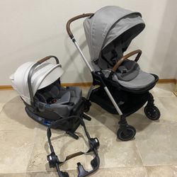 Nuna Triv Stroller with Car Seat