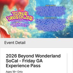 Friday beyond ticket