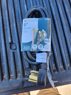 6 ft. dryer cord