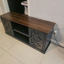 Navy Blue TV Stand 